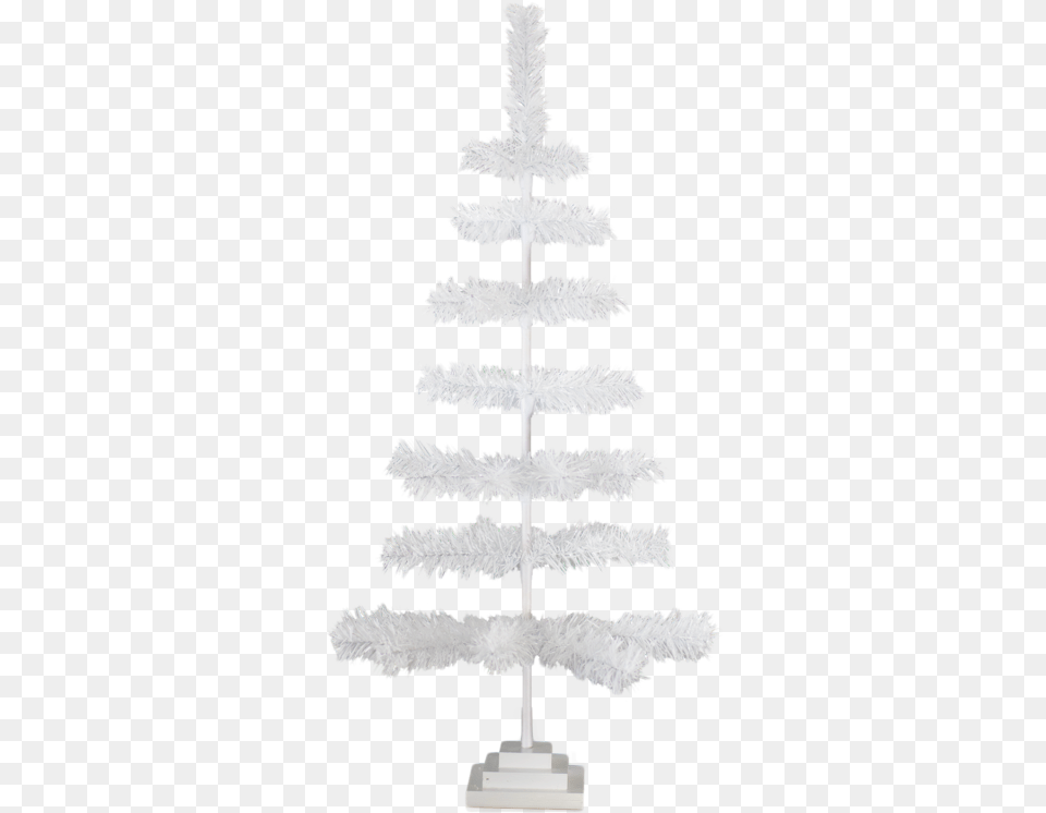 Download 36u0027u0027 White Christmas Feather Tinsel Tree Decorative Colorado Spruce, Plant, Christmas Decorations, Festival, Christmas Tree Png Image