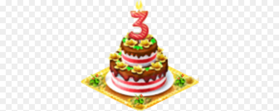 Download 3rd Birthday 3rd Happy Birthday Cake Full 3rd Birthday Cake, Birthday Cake, Cream, Dessert, Food Free Transparent Png