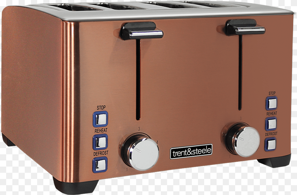 Download 4 4 Slice Copper Toaster, Device, Appliance, Electrical Device, Car Free Png