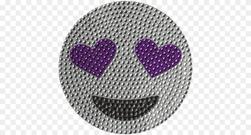 5 Inch Purple Heart Eye Emoji, Chandelier, Lamp, Home Decor Free Png Download