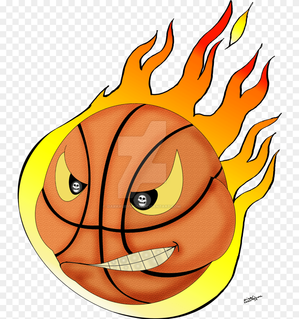 Download 63 Pictures V Cartoon Basketball Net On Fire Hd Basketball, Ball, Football, Soccer, Soccer Ball Free Transparent Png