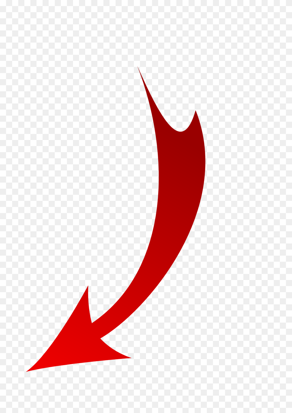 Download 0 Curved Up Arrow Illustration Curved Red Arrow Transparent, Nature, Logo, Outdoors, Night Png