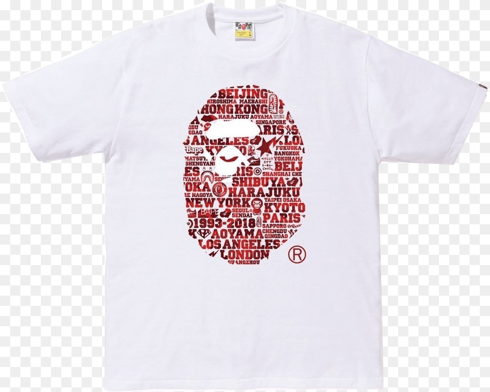 Download A Bathing Ape Transparent Background Active Shirt, Clothing, T-shirt Free Png