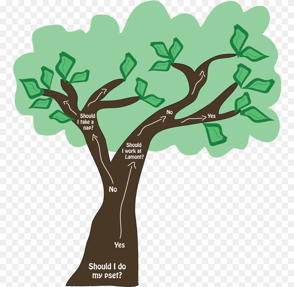 Download A Decision Tree Much Lower Tech Means Of Studying Mexican Pinyon, Plant, Tree Trunk, Art, Potted Plant Free Png