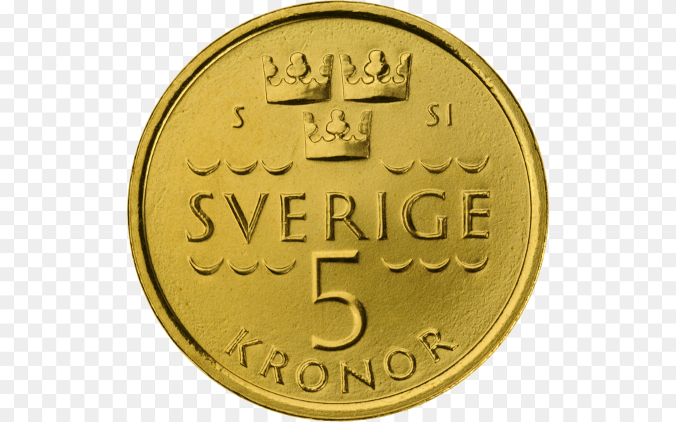 A High Resulotion Version Of The Image 5 Krona, Gold, Coin, Money Free Png Download