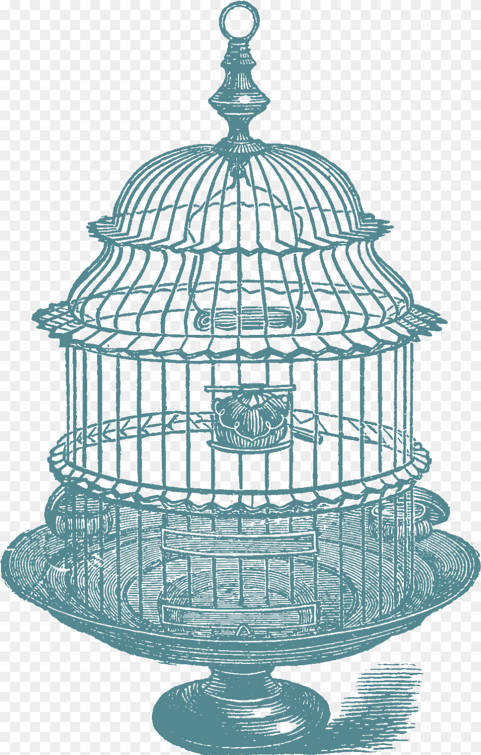 Above Set Of Bird Cage Stock Images Vintage Bird Cage Black And White, Person Free Png Download