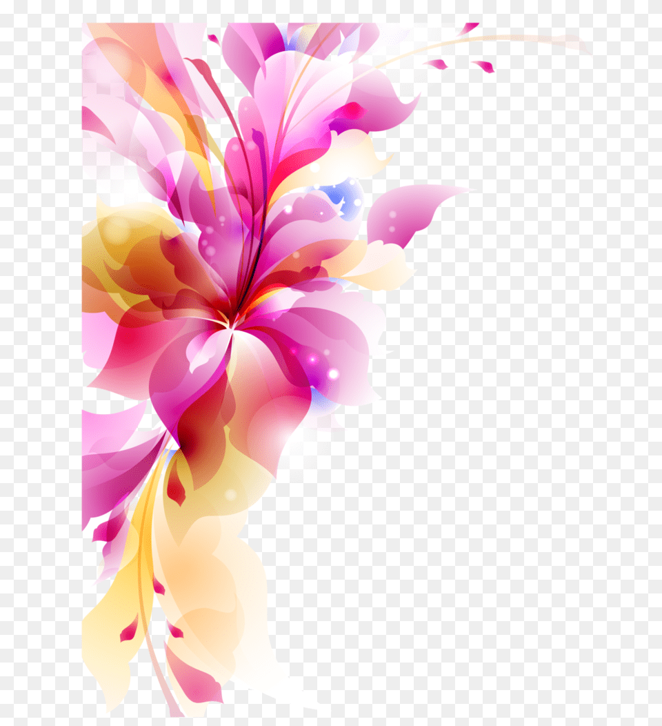 Download Abstract Flower Free Transparent And Clipart Flower Vector, Art, Floral Design, Graphics, Pattern Png Image