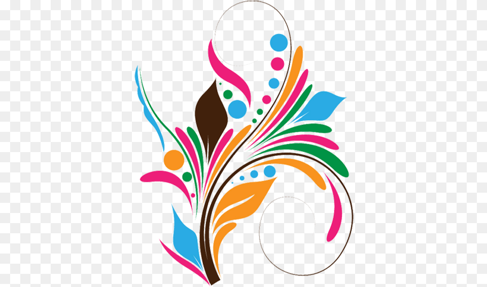 Abstract Flower Image Floral Vector Hd, Art, Floral Design, Graphics, Pattern Free Png Download