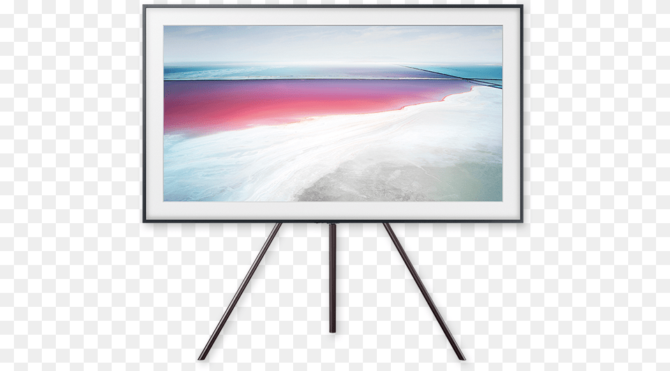 Download Accessories Frame Tv Samsung Easel Full Size Samsung The Frame, Canvas, Electronics, Screen, Projection Screen Free Transparent Png