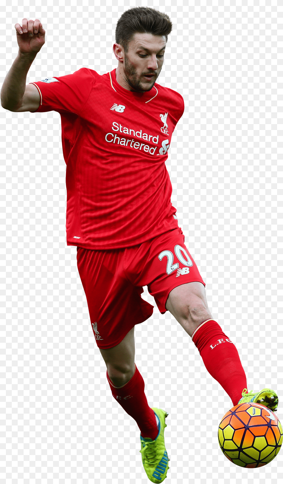 Download Adam Lallana Football Render Liverpool Player Liverpool Soccer Player, Ball, Sport, Sphere, Soccer Ball Png Image