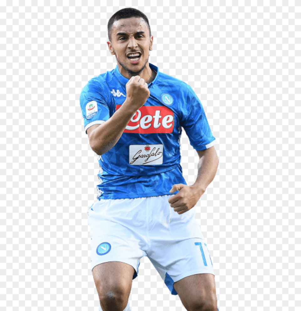 Download Adam Ounas Images Background Soccer Player, Shorts, Clothing, Person, Man Free Png