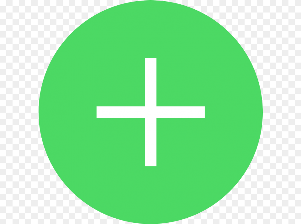 Download Add Button Free Cross, Green, Symbol Png Image