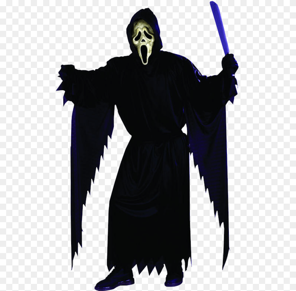 Download Adult Zombie Ghost Face Boy Halloween Costumes Scary, Fashion, Clothing, Costume, Male Free Png