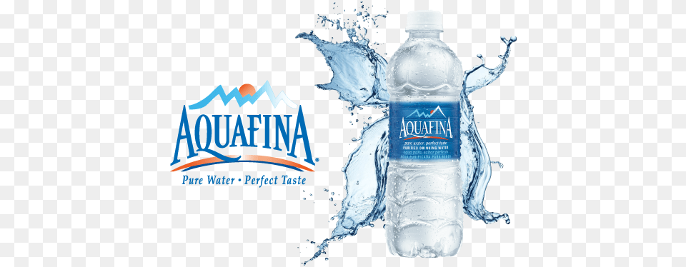 Download Advertisement Aquafina Water Bottle Full Water Bottle Advertisement, Beverage, Mineral Water, Water Bottle, Nature Free Png