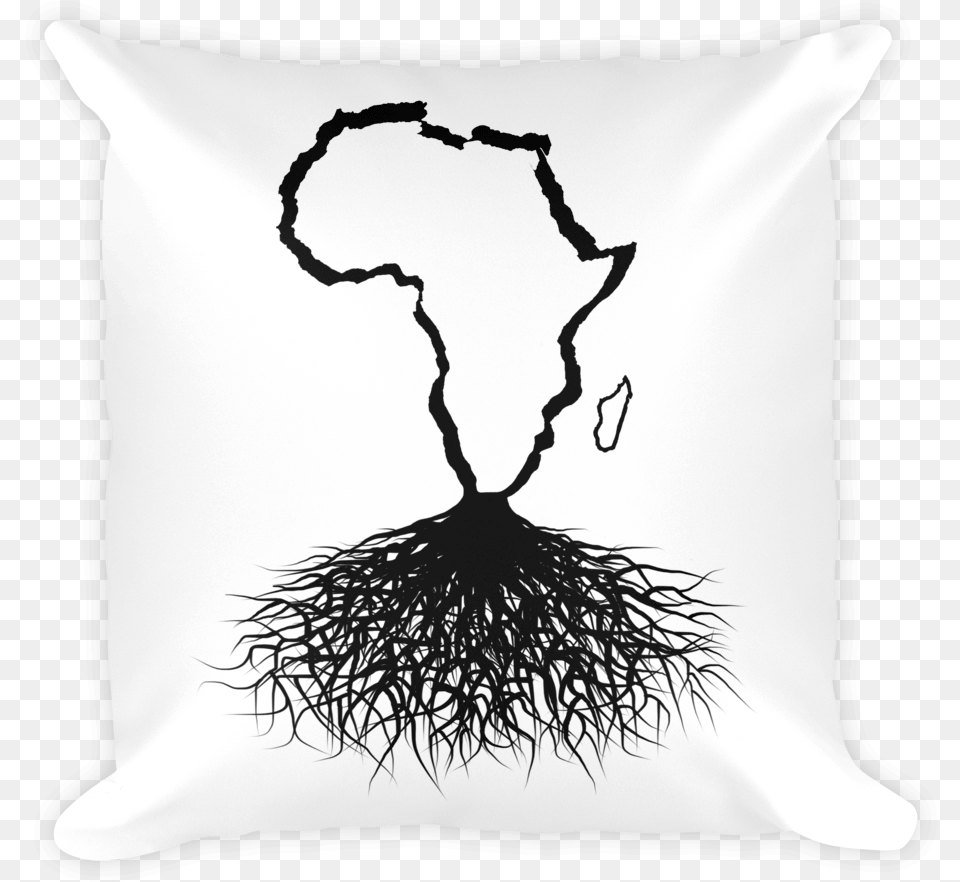 Africa Roots Pillow Africa Roots Image With Tree African Roots, Cushion, Home Decor, Adult, Wedding Free Png Download