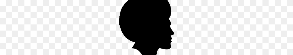 Afro Hair Transparent Image And Clipart, Gray Free Png Download