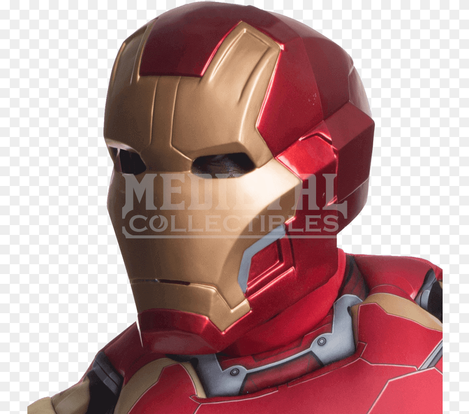 Download Age Of Ultron Adult Iron Man Mask Iron Man Mark Iron Man Halloween Costumes, Person Free Png