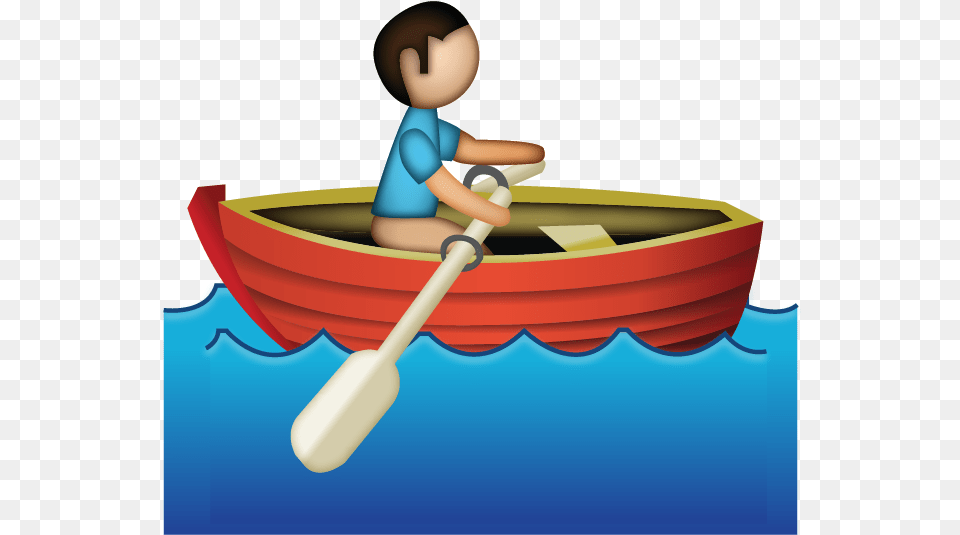 Download Ai File Boat Emoji Background, Dinghy, Transportation, Vehicle, Watercraft Free Transparent Png