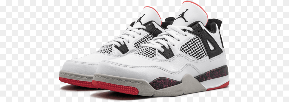 Download Air Jordan 4 Retro Sneakers Hd Download Basketball Shoe, Clothing, Footwear, Sneaker Free Png