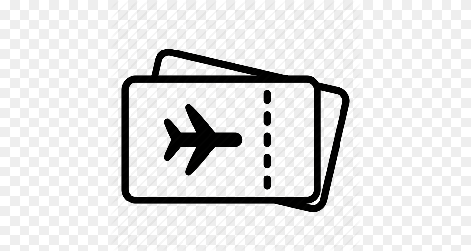 Download Airplane Clipart Air Travel Airplane Airline Ticket, Accessories, Bag, Handbag Png