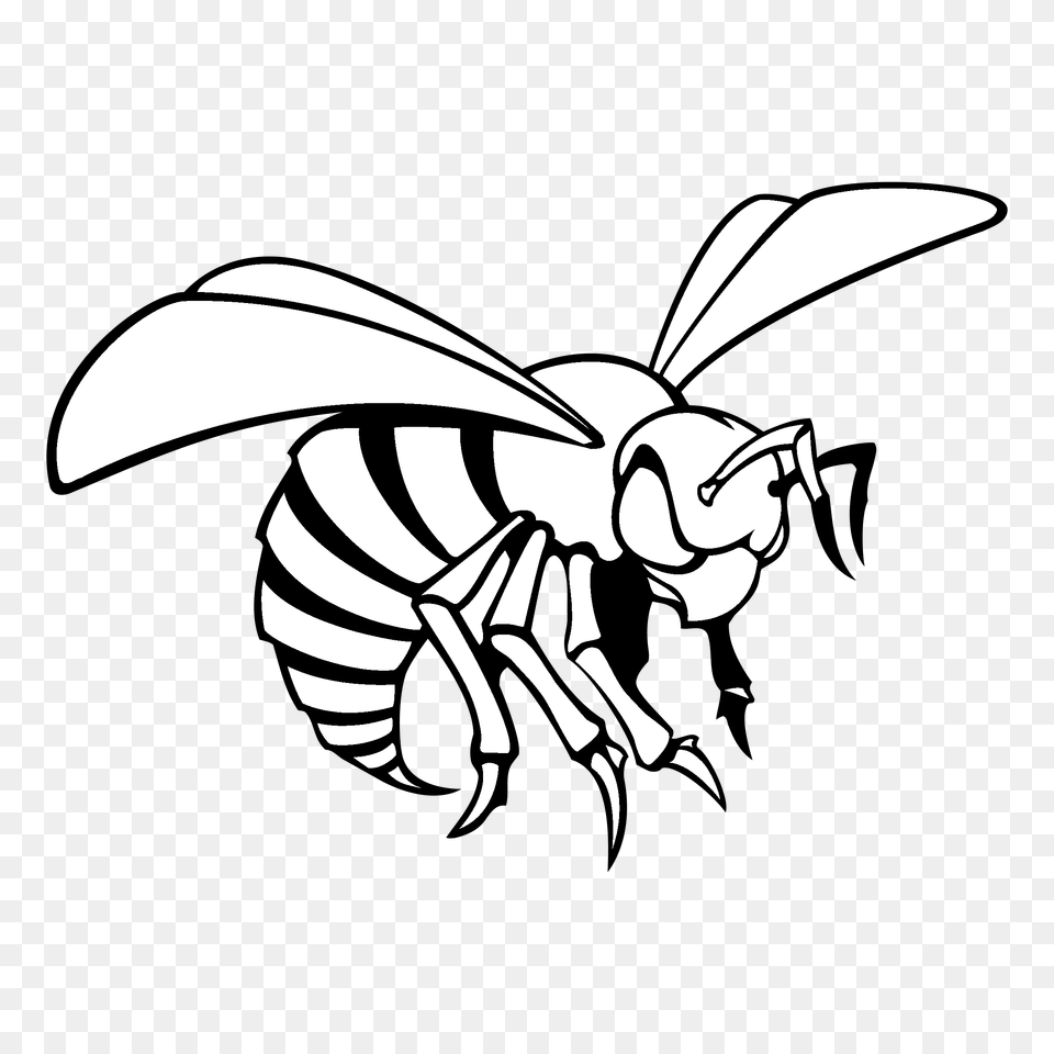 Download Alabama State Hornets 01 Logo Alabama State Hornets Football, Animal, Bee, Insect, Invertebrate Free Transparent Png