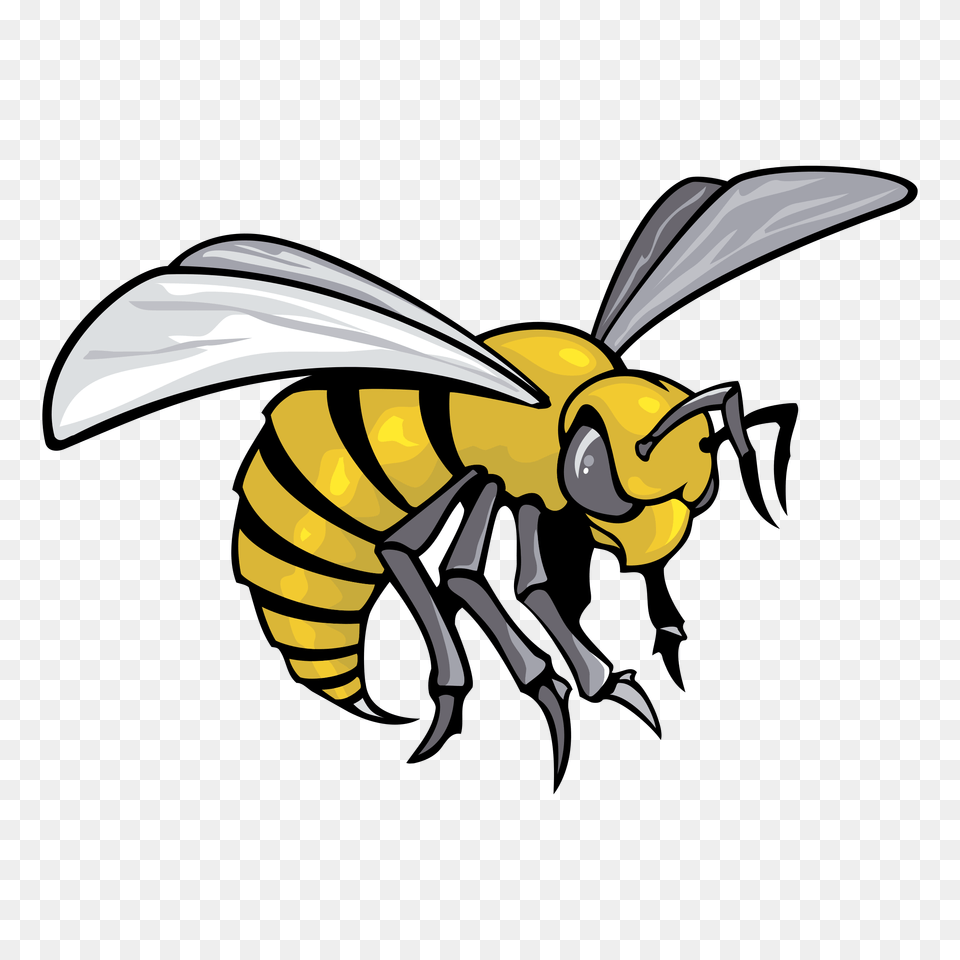 Download Alabama State Hornets 01 Logo Alabama State Hornets Football, Animal, Bee, Honey Bee, Insect Free Transparent Png