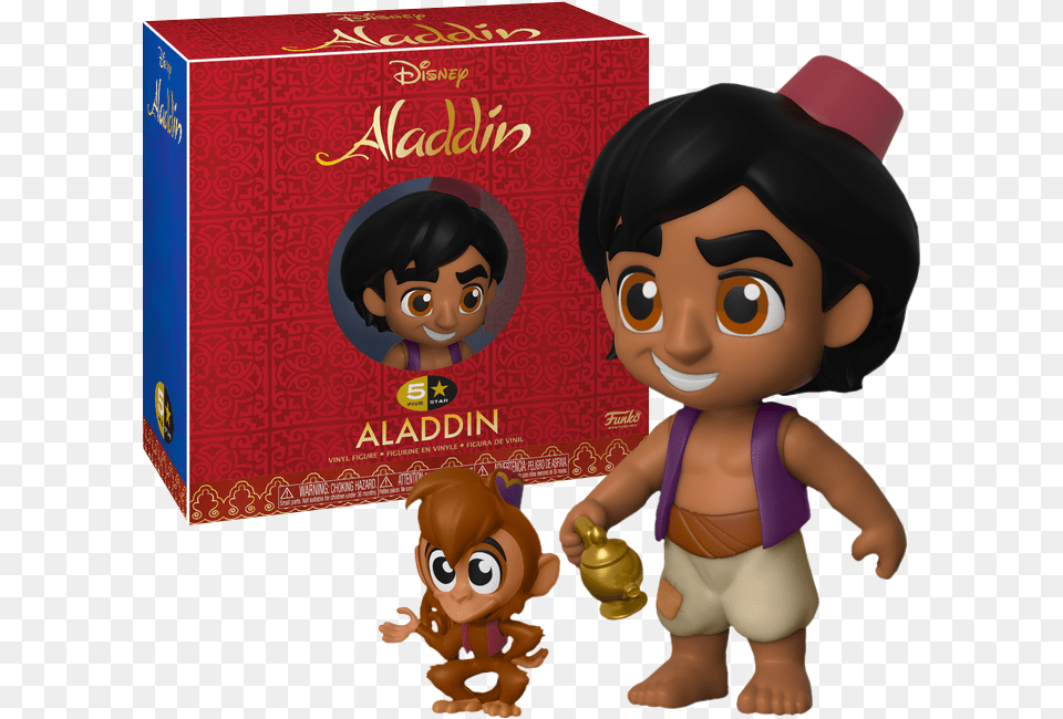 Download Aladdin Funko Aladdin With No Funko 5 Star Disney Aladdin, Baby, Person, Face, Head Free Transparent Png