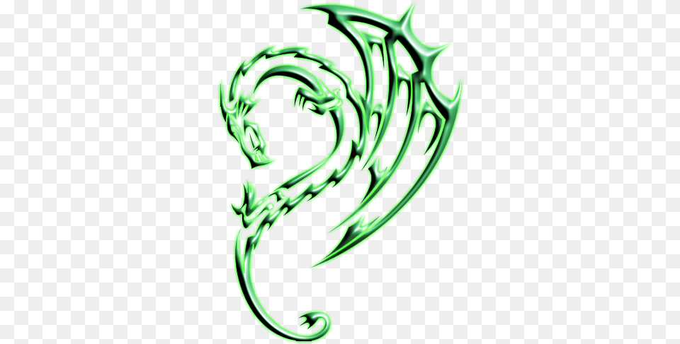 Download All Green Dragon Logo Image With No Tribal Dragon, Pattern, Smoke Pipe Free Png