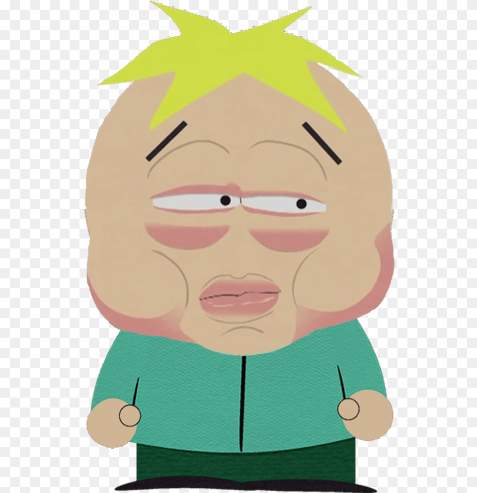 Download Allergic Reaction Butters Facebook Full Size Butters Allergic South Park, Baby, Face, Head, Person Png Image