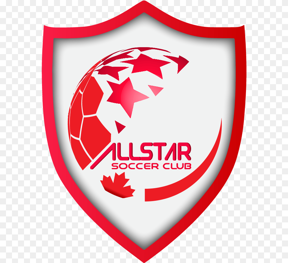 Download Allstar Soccer Club All Stars Soccer Logo Transparent Soccer Club Logo, Armor, Shield Png