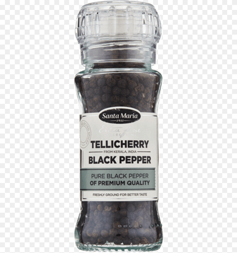 Amazing High Quality Latest Transparent Santa Maria Tellicherry Black Pepper, Jar, Food, Plant, Produce Free Png Download