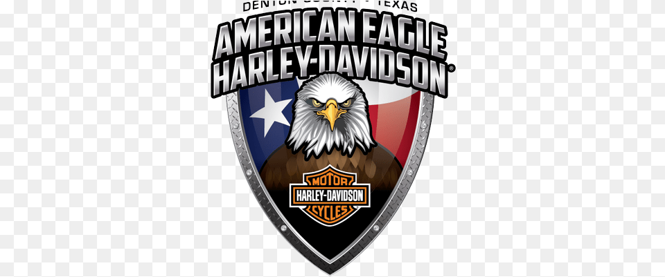 Download American Eagle Hd Harley Davidson With Eagles Harley Davidson Logo With Eagle, Badge, Symbol, Animal, Bird Free Transparent Png