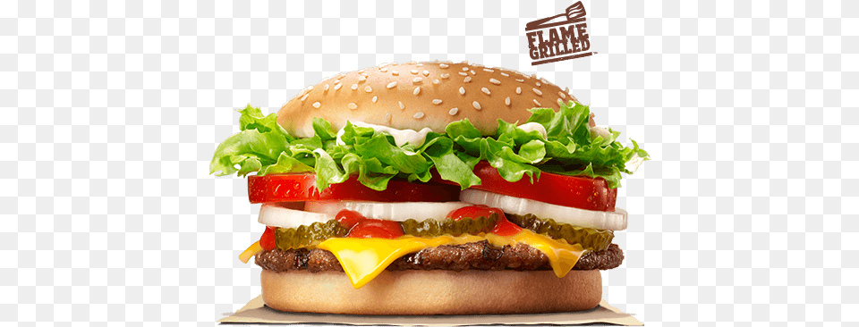 Americau0027s Favorite Burger Burger King Whopper Whopper Hamburger, Food Free Png Download