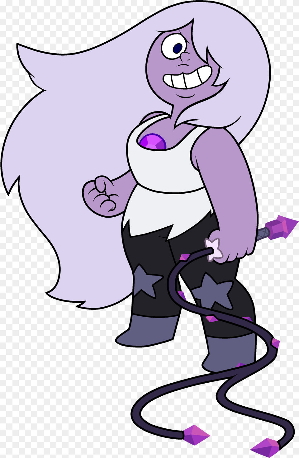 Download Amethyst Holding Whip, Purple, Book, Comics, Publication Free Transparent Png