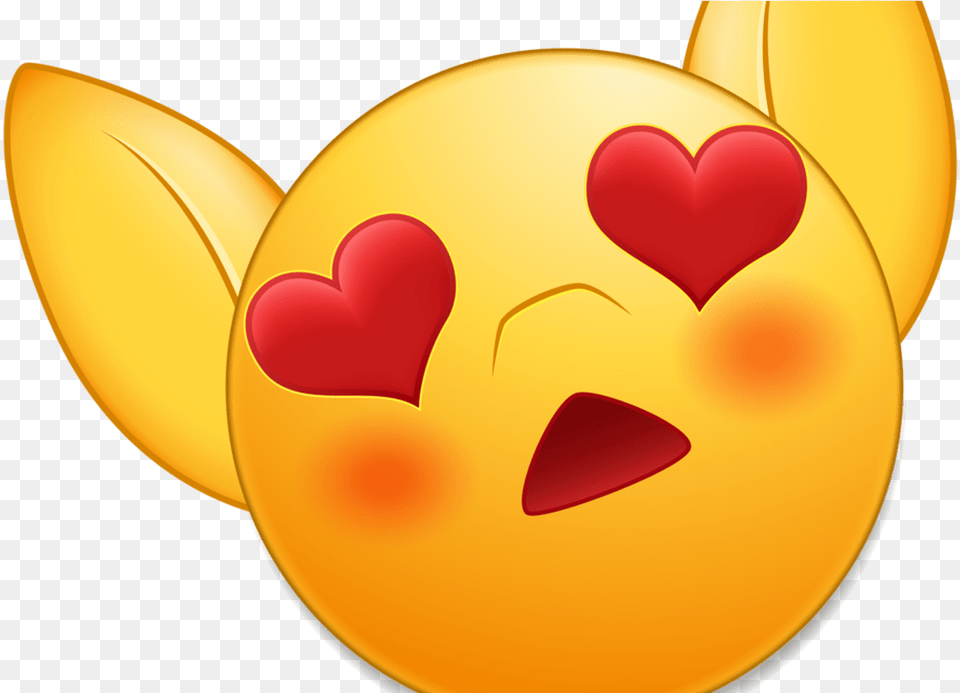 Download An M Blushing Emoji Head Emoji Love Heart Eyes Hd, Logo Free Transparent Png