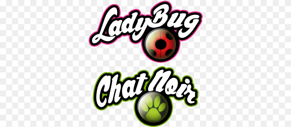 Download And Chat Noir Logos Miraculous Ladybug And Cat Miraculous Ladybug And Cat Noir Logo, Art, Graphics Png Image