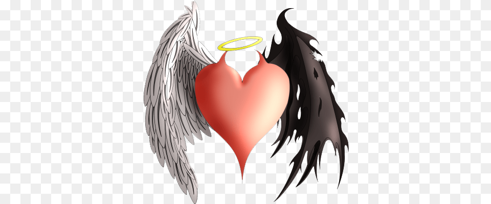 Download And Heart Devil Angel Tattoo Demon Demons Clipart Heart Tattoo Designs Free Transparent Png