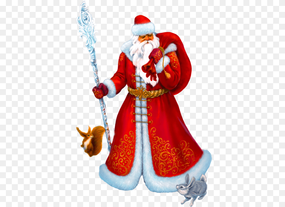 Download And Use Santa Claus Picture Ded Moroz Bez Fona, Adult, Bride, Female, Person Free Png