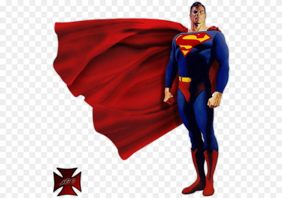 Download And Use Superman Clipart Superman Cloak, Adult, Person, Female, Clothing Free Transparent Png