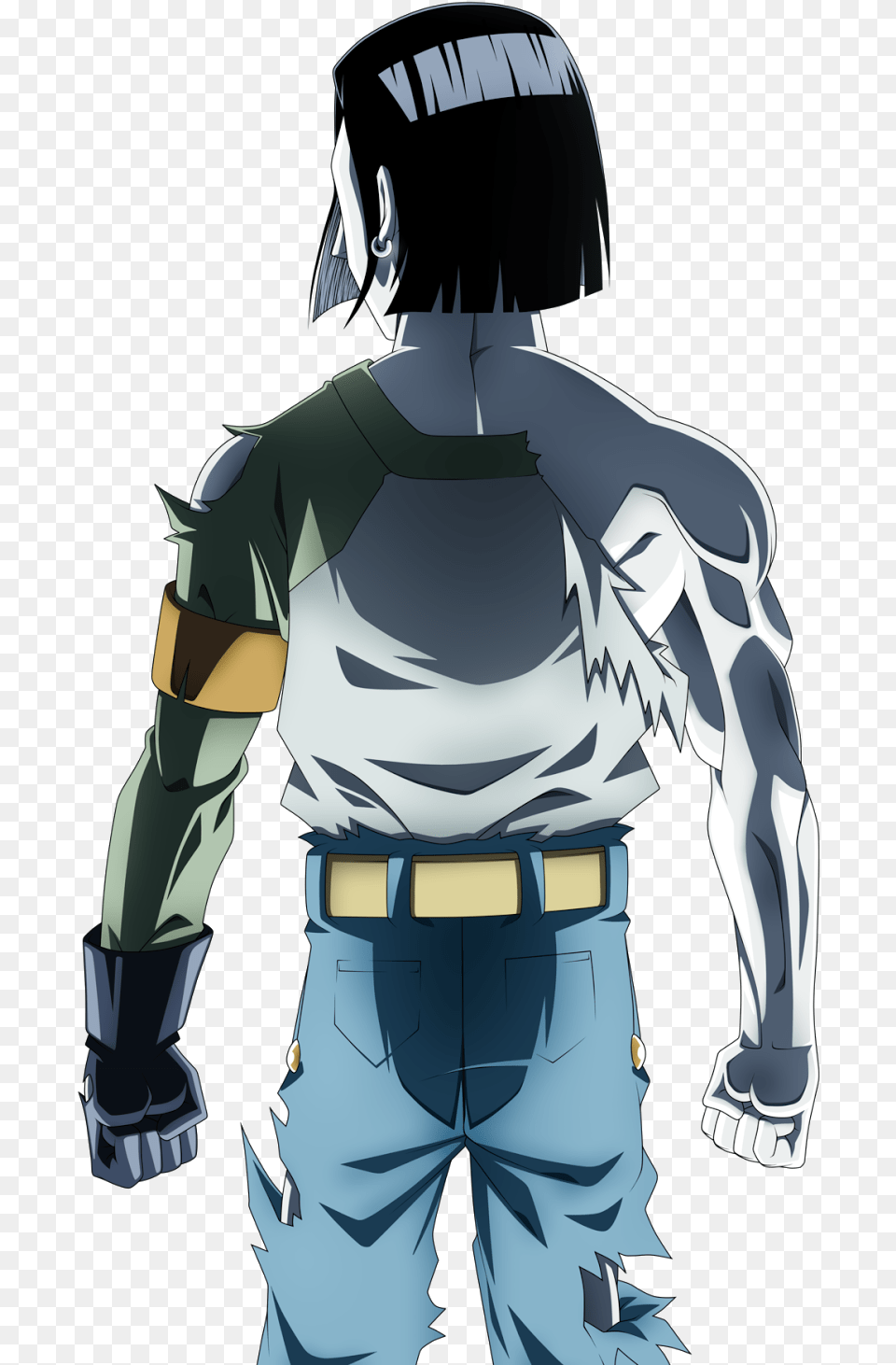 Download Android 17 Super Android 17 Image With No Android 17 Dragon Ball Super, Adult, Male, Man, Person Png