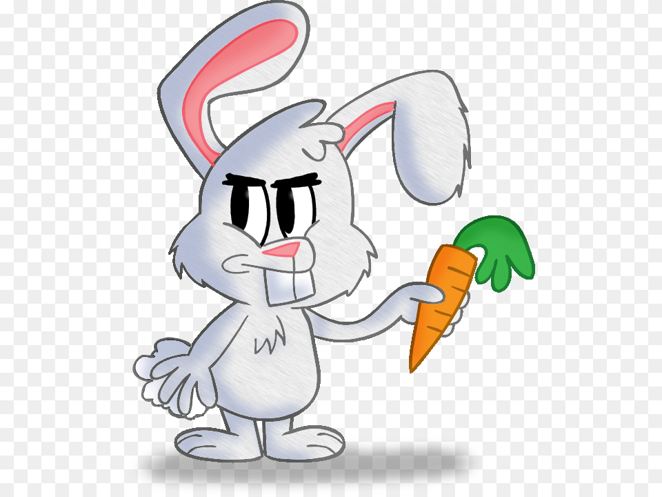 Download Angry Cartoon Rabbit Clipart Rabbit Hare Clip Art, Carrot, Food, Plant, Produce Free Png