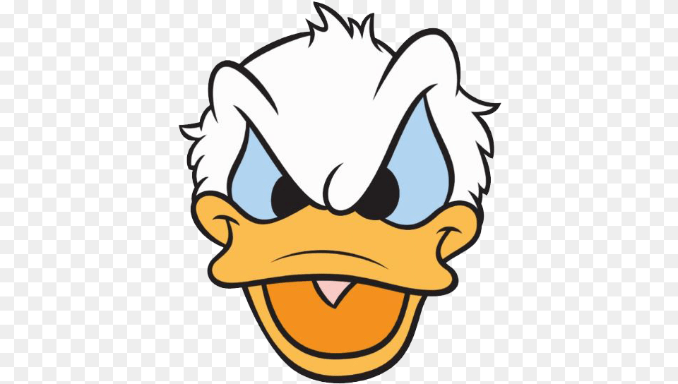 Angry Duck Cliparts Donald Duck Face, Animal, Beak, Bird, Eagle Free Png Download