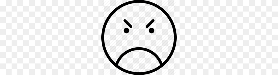 Download Angry Face Black And White Clipart Smiley Emoticon, Machine, Spoke, Accessories, Jewelry Free Transparent Png