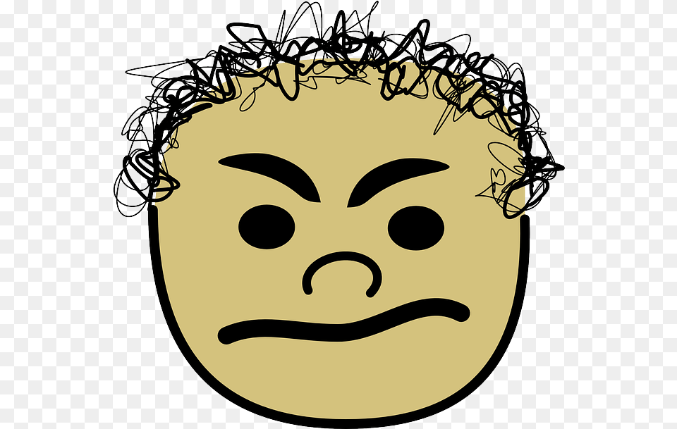 Download Angry Person With No Angry Face Clipart, Mask, Head Png Image