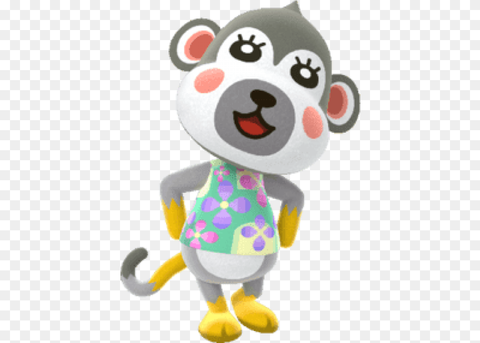 Download Animal Crossing Shari Images Animal Crossing Monkey Villagers, Plush, Toy, Nature, Outdoors Png Image
