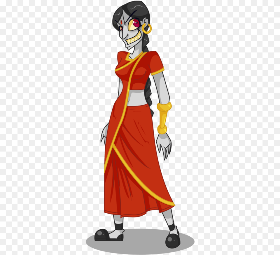 Download Animated Clip Transparent Durga Drawing, Clothing, Costume, Person, Adult Free Png