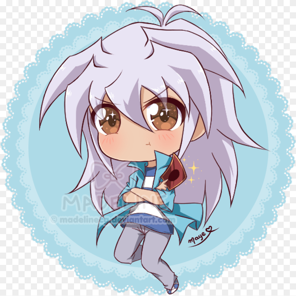 Download Anime Bakura Yugioh Ryoubakura Cutefreetoedit Bakura Chibi, Book, Comics, Publication, Baby Png