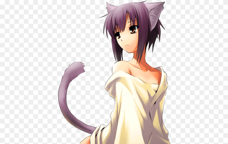 Download Anime Neko Girl, Adult, Publication, Person, Female Free Png