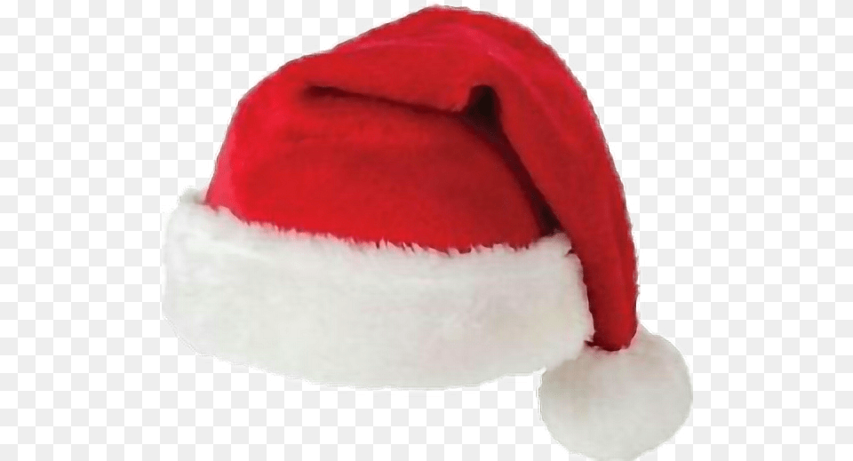 Anime Santa Hat Red Santa Claus Cap, Clothing, Fleece, Plush, Toy Free Png Download