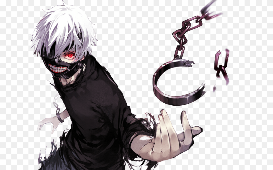 Download Anime Vector Tokyo Ghoul Tokyo Ghoul Kaneki, Book, Comics, Publication, Adult Free Transparent Png